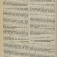 0086 - Page 86 - Paris, le 21 janvier 1895 / Hôpital Beaujon. M. Fernet. De la parésie intestinale des typhoïdiques et de son traitement par les courants continus. Par M. le Docteur Ch. Fernet... et M. Henri Martin...