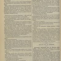 0218 - Page 218 - Hôpital Tenon. Étiologie et pathogénie du pouls lent ; rôle de l'anémie et du surmenage. Par MM. Edgard Hirtz..., et Paul-Émile Lévy... / Revue de la presse. Intervention chirurgicale dans les affections pulmonaires