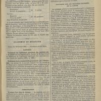 0221 - Page 221 - Thérapeutique. Traitement de la cirrhose alcoolique / Académie de médecine. Séance du 19 février 1895. Rapports. Traitement de l'ophtalmie purulente des nouveau-nés. M. Panas, rapport sur le travail de M. Kalt / Traitement de la conjonctivite granuleuse par l'électrolyse. M. Panas, second rapport sur un travail de M. Malgat / Communication. A propos d'un coup de chaleur. M. Kelsch / Discussion sur les tractions rythmées de la langue. M. Laborde