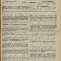 0269 - Page 285 - Sommaire / Chronique et nouvelles scientifiques. Faculté de médecine de Paris / Chemins de fer de Paris à Lyon et à la Méditerranée