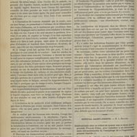 0292 - Page 308 - Hôpital Tenon. M. Albert Mathieu. Dilatation de l'estomac / Hôpital Saint-Joseph. M. L. Monnier. Gastrostomie chez un enfant de quatre ans et demi par le procédé Franck-Villar, pour remédier à un rétrécissement infranchissable de l'oesophage dû à l'ingestion de potasse liquide
