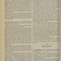 0294 - Page 310 - Hôpital Saint-Joseph. M. L. Monnier. Gastrostomie chez un enfant de quatre ans et demi par le procédé Franck-Villar, pour remédier à un retrécissement infranchissable de l'oesophage dû à l'ingestion de potasse liquide / Thérapeutique. La frigothérapie
