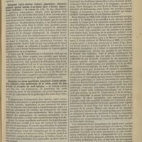 0297 - Page 313 - Académie de médecine. Séance du 12 mars 1895. Communication. Des accidents industriels du phosphore et en particulier du phosphorisme. M. Magitot / Grossesse extra-utérine tubaire gémellaire ; rétention pendant quinze années d'un foetus mort à terme ; laparotomie ; guérison. M. Folet... / Empyème du sinus maxillaire compliqué d'ostéo-périostite orbitaire, avec perforation de la voûte, abcès du lobe frontal et atrophie du nerf optique. M. Panas / Stérilisation du lait. M. Cazeneuve... / Variétés. Labbé (1827-1894). [Nécrologie]