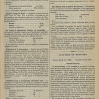 0347 - Page 375 - Thérapeutique. Potion contre les douleurs abdominales de l'entérite / Emplâtre rouge de Vidal / Un moyen d'administrer l'iodure de potassium / Traitement de la furonculose / Pommade contre le rhumatisme articulaire aigu / Traitement abortif du coryza aigu / Eau chlorée dans la gastrite des buveurs / Académie de médecine. Séance du 26 mars 1895. Correspondance. Le phosphorisme. M. Galippe