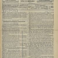 0381 - Page 409 - Sommaire / Chronique et nouvelles scientifiques / Chemin de fer d'Orléans