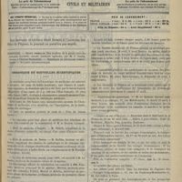0409 - Page 437 - Sommaire / Chronique et nouvelles scientifiques. École de médecine d'Angers / École de médecine de Nantes / Conférences de gynécologie / Chemin de fer d'Orléans
