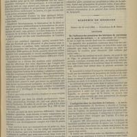 0461 - Page 489 - Thérapeutique. Étude sur un ferment digestif extrait de l'orge germée. Par le Docteur A. Durand / Académie de médecine. Séance du 23 avril 1895. Lectures. De l'influence des poussières des fabriques de porcelaine sur la santé des ouvriers. M. Lemaistre... / L'antipyrine dans les diarrhées de l'enfance. M. Rousseau-Saint-Philippe...