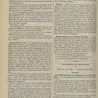 0520 - Page 548 - Revue de la presse. Traitement des végétations adénoïdes chez l'enfant / Les microbes du lait / Maladie de Werlhof / Talalgie / Hernie musculaire de l'extenseur des doigts / Académie de médecine. Séance du 7 mai 1895. Lecture. De l'électrolyse dans le rétrécissement des voies lacrymales. M. J. Lagrange...