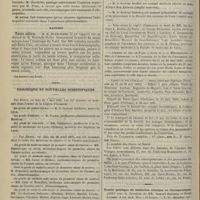 0522 - Page 550 - Académie de médecine. Séance du 7 mai 1893. Discussion / Rapport. Taenia solium. M. R. Blanchard, sur un travail de M. Wordels Steles / Chronique et nouvelles scientifiques. Faculté de médecine de Toulouse / École de médecine de Rennes / Chemins de fer de Paris à Lyon et à la Méditerranée / Chemin de fer d'Orléans