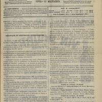 0525 - Page 553 - Sommaire / Chronique et nouvelles scientifiques. Vacances médicales / Chemin de fer d'Orléans / Chemins de fer de Paris à Lyon et à la Méditerranée / Fête de la Pentecôte