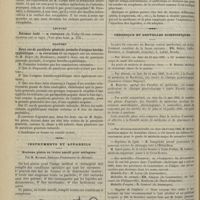 0550 - Page 578 - Académie de médecine. Séance du 14 mai 1895. Suite de la discussion sur la tuberculose larvée des trois amygdales. M. Cornil, communication de M. Dieulafoy / Lecture. Estomac isolé. M. Frémont... / Rapport. Deux cas de paralysie générale juvénile d'origine hérédosyphilitique. M. Fournier, sur un mémoire de M. Régis... / Instruments et appareils. Nouveau piston en ivoire amolli pour seringues. Par M. Mathieu... / Chronique et nouvelles scientifiques. Hôpitaux de Lyon / Hygiène de l'enfance