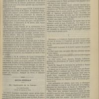 0575 - Page 603 - Séance de l'Académie de médecine / Revue générale. De l'hydrocèle de la femme. Par Louis Lapeyre... I. Historique