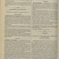 0580 - Page 608 - Revue générale. De l'hydrocèle de la femme. Par Louis Lapeyre... VII. Traitement / Académie de médecine. Séance du 21 mai 1895. Communication. Richesse des huîtres en phosphore et en fer. M. Chatin / Rapport. Extirpation d'anévrysmes. M. le Dentu, sur un mémoire de M. Quénu / Lectures. Sur la variolisation. M. Hervieux / Les maladies vénériennes dans l'armée anglaise et dans l'armée française. M. Commenge / Variétés. Les maladies vénériennes dans l'armée anglaise et dans l'armée française. Par M. le Docteur Commenge