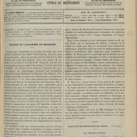 0645 - Page 673 - Sommaire / Séance de l'Académie de médecine / Faculté de médecine de Paris. M. Charrin. La lithiase urinaire