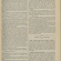 0647 - Page 675 - Les mesures prophylactiques contre l'alcoolisme ; par MM. Jules Bergeron et Laborde / Revue de la presse. Tabac à priser comme moyen d'arrêter le hoquet. (Wratsch, n° 14, 1894) / Tumeur de la glande de Bartholin
