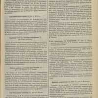 0661 - Page 689 - Revue bibliographique. Chimie médicale, par le Docteur L. Garnier / Hygiène alimentaire des enfants, par le Docteur E. Périer / Les endocardites aiguës, par A. Martha / Immunité dans les maladies infectieuses, par Pierre Achalme / Centres moteurs corticaux chez l'homme, par J.-M. Charcot et A. Pitres / Les tuberculoses animales, par Ed. Nocard / Précis élémentaire de dermatologie, par L. Brocq..., et L. Jacquet... / Maladies congénitales du coeur, par A. Moussous