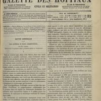 0713 - Page 741 - Sommaire / Revue générale. Les oreillons et leurs complications. Par M. Catrin... I / II