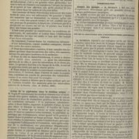 0720 - Page 748 - Revue de la presse. Nécessité des sanatoria pour les tuberculeux peu aisés en Russie. (Gaz. de Botkine, 1895) / Action de la pipérazine dans la diathèse urique. (Société de médecine et d'hygiène scientifique de Kharkoff, avril 1894) / Société de chirurgie. Séance du 26 juin 1895. Communication. Asepsie des éponges. M. Michaux / Fin de la discussion sur l'hystérectomie abdominale totale. M. Richelot