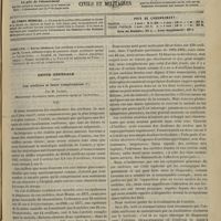 0745 - Page 773 - Sommaire / Revue générale. Les oreillons et leurs complications. Par M. Catrin... VII