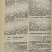 0766 - Page 794 - Note sur un nouveau traitement de la pelade ; par M. M.-A. Martin... / Revue bibliographique. Éléments de pathologie cellulaire générale, par S. M. Lukjanow / Manuel des maladies des femmes ; clinique et opératoire, par A. Lutaud / Anatomie chirurgicale de la vessie, par Paul Delbet / Chronique et nouvelles scientifiques