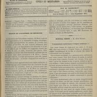 0769 - Page 797 - Sommaire / Séance de l'Académie de médecine / Hôpital Tenon. M. Albert Mathieu. Vomissements hystériques d'origine cérébrale