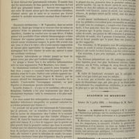 0772 - Page 800 - Considérations sur le rhumatisme articulaire aigu de la première enfance ; par M. le Docteur Dupont... / Académie de médecine. Séance du 9 juillet 1895. Rapports. Vaccine. M. Hervieux / Autophakoscopie. M. Panas, sur un mémoire de M. le Docteur Darier
