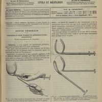 0777 - Page 805 - Sommaire / Revue générale. Description et mode d'emploi du préhenseur-levier-mensurateur. Par M. le Professeur L.-H. Farabeuf. I. Définition / II. Préambule historique