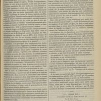 0819 - Page 855 - Hospice de Bicêtre. M. Bazy. Un cas d'épithélioma primitif de l'urèthre ; émasculation totale ; cystite interstitielle ; méat hypogastrique. Par M. Chevereau... / Le « village noir » actuellement exhibé au champ-de-mars ; par M. Léon Colin...