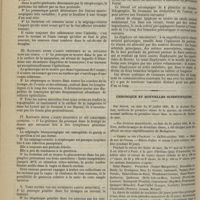 0842 - Page 878 - Revue bibliographique. Bactériologie et anatomie pathologique des salpingo-ovarites, par le Docteur E. Reymond / Recherches anatomiques sur les artères des os longs, par le Docteur Siraud / Chronique et nouvelles scientifiques. Chemin de fer d'Orléans
