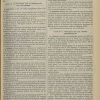 0849 - Page 885 - Académie de médecine. Séance du 30 juillet 1895. Communications. Emploi du gaïacol pour l'anesthésie locale par injection sous-cutanée en remplacement de la cocaïne. M. L. Championnière / Suite de la discussion sur la prophylaxie de l'alcoolisme / Suite de la discussion sur les angines diphtéritiques. M. Landouzy