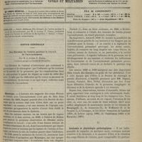 0853 - Page 889 - Sommaire / Revue générale. Des fibromes de l'utérus pendant le travail de l'accouchement. Par M. le Docteur P. Puech... I. Historique / II. Anatomie et physiologie pathologiques