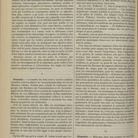 0858 - Page 894 - Revue générale. Des fibromes de l'utérus pendant le travail de l'accouchement. Par M. le Docteur P. Puech... IV. Influence de l'accouchement sur les fibromes / V. Pronostic / VI. Diagnostic