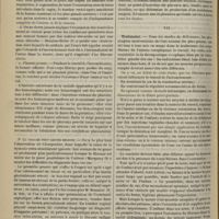 0860 - Page 896 - Revue générale. Des fibromes de l'utérus pendant le travail de l'accouchement. Par M. le Docteur P. Puech... VI. Diagnostic / VII. Traitement