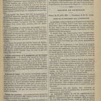 0869 - Page 905 - Revue de la presse. L'hygiène des constructions scolaires / Le bacille tuberculeux et la propagation par les wagons de chemins de fer / Le microbe de l'ozène / Urologie des cancéreux / Société de chirurgie. Séance du 31 juillet 1895. Suite de la discussion sur l'appendicite. M. Reynier