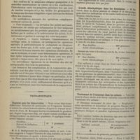 0876 - Page 912 - Clinique des quinze-vingts. M. A. Trousseau. Traitement de la conjonctivite granuleuse / Thérapeutique. Onguent pour les hémorroïdes / L'acide chlorhydrique dans les dyspepsies / Traitement de l'onanisme chez les enfants