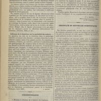 0898 - Page 934 - Revue de la presse. Nature tuberculeuse du lipome arborescent. (Wratsch, 1895, n° 13) / Influence de la dentition sur la morbidité des enfants. (Medycyna, mars 1895) / Correspondance. [Dr A. Martin] / Chronique et nouvelles scientifiques