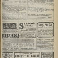 0899 - Page 935 - Chronique et nouvelles scientifiques. Faculté de médecine de Paris / Avis