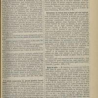 0917 - Page 953 - Revue de la presse. Le carbonate de cobalt comme réactif de l'acide chlorhydrique libre du suc gastrique. (Travaux de la Société médicale de Kieff, 1895, t. I, fasc. 2) / Nouveau procédé de chloroformisation. (Berl. Kl. Woch., 1893, n° 2 et 3) / De la pseudo-conservation du périnée pendant l'accouchement. (Société de gynécol. et d'obstét. de Saint-Pétersbourg, Wratsch, 1895, n° 16) / Extirpation du rectum chez la femme par voie vaginale. (Centralbl. f. gynäkol., 1895, n° 10) / Bains de sable