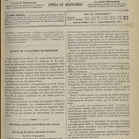 0921 - Page 957 - Sommaire / Séance de l'Académie de médecine / Hôpital Saint-Sauveur de Lille. Sur un cas de lésion valvulaire du coeur. Par M. G. Vanhersecke...