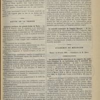 0925 - Page 961 - Asymétrie acquise entre les deux moitiés latérales du corps humain ; par le Docteur Clozier... (A suivre) / Revue de la presse. Installation sanitaire des grands lycées de Paris / La nouvelle maternité de l'Hôpital Beaujon / Académie de médecine. Séance du 20 août 1895. Communications. Les habitations des nourrices et les rapports des conditions d'hygiène de ces habitations avec la mortalité des enfants confiés à ces nourrices. M. Ledé