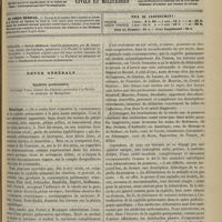 0929 - Page 965 - Sommaire / Revue générale. Syphilis pulmonaire. Par Joseph Vires... I. Historique