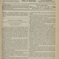 0997 - Page 1033 - Sommaire / Recherches de M. Reichmann sur l'influence du bicarbonate de soude sur la sécrétion stomacale. Par le Docteur Albert Mathieu...