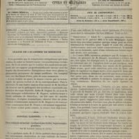 1005 - Page 1041 - Sommaire / Séance de l'Académie de médecine / Hôpital Laënnec. M. Ricard. Cure radicale de hernie ; occlusion par bride ; laparotomie ; guérison. Par M. Longuet...
