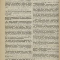 1018 - Page 1066 - Congrès français de médecine interne (deuxième session, tenue à Bordeaux). Maladies du foie. I. Discussion des rapports entre les relations pathologiques du foie et de l'intestin / II. Communications diverses sur les affections hépatiques. M. Rondot... : Hématémèses d'origine angiocholitique / MM. Auché et Coyne... : Ictère grave chez une petite fille / M. E. Benech... : Toxines stomacales / M. Lannois : Les abcès du foie sont des complications rares de la fièvre typhoïde / M. Boinet... : Existence des peptones dans l'urine et de liquide ascitique comme signe diagnostique de la pyléphlébite adhésive / M. Létienne : Calculs pariétaux de la vésicule biliaire