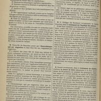 1024 - Page 1072 - Congrès français de médecine interne (deuxième session, tenue à Bordeaux). II. Communications diverses. Sérothérapie anti-cancéreuse / M. Crocq fils... : Électrothérapie agit par suggestion / M. Bard... : Fluctuation vibratoire et la sensation de flot dans les épanchements pleurétiques / M. S. Philippe... : Traitement de impétigo des enfants / M. Cassaët : Traitement du diabète, d'utiliser la levure de bière