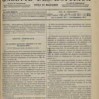 1085 - Page 1133 - Sommaire / Revue générale. Des procédés opératoires appliqués à la cure des hémorroïdes. Par M. Thévenard... I. A. Procédés ayant pour but de modifier la structure des hémorroïdes