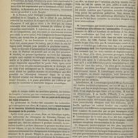 1162 - Page 1210 - Congrès français de chirurgie. I / II. Professeur Guyon : Sur un point de la chirurgie des voies urinaires / Professeur de Necker : Retentissement de la résection bilatérale des canaux déférents sur le fonctionnement de la prostate / M. Lannelongue: Statistique microbienne de l'ostéomyélite / Staphylocoque doré / M. Tillaux : Rétrécissement partiel du rectum