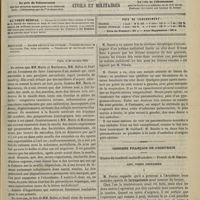 1185 - Page 1233 - Sommaire / Paris, le 28 octobre 1895 / Congrès français de chirurgie. Séance du vendredi matin 25 octobre. Cou, voies urinaires. I. M. Perier : Laryngotomie