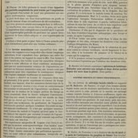 1203 - Page 1251 - Congrès français de chirurgie. Séance du 25 octobre (soir). Rapport sur la deuxième question mise à l'ordre du jour : Questions diverses. M. Jonnesco... : Fracture ancienne du col fémoral avec consolidation vicieuse, ankylose de la hanche / Fracture comminutive de la rotule / M. Phocas... : Hypertrophie partielle congénitale du pied traitée par l'amputation / Hernies musculaires : M. Legueu / Quatre cas de rate mobile / Séance du 26 octobre (matin). Plèvre. Docteur Sorel... : Un cas de pleurésie purulente traitée par l'ouverture large du thorax et la décortication du poumon / Système nerveux et nerfs périphériques. Névralgie faciale rebelle : M. Malherbe... / M. Chalot... : Un cas de mort à la suite de l'extirpation du ganglion de Gasser / M. Guinard : Résection du ganglion de Meckel pour la cure de la névralgie faciale