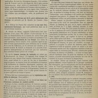 1211 - Page 1259 - Congrès français de chirurgie. Séance du 26 octobre, matin (fin). Communications diverses. M. Poncet : Actynomycose / Cas rare de fibrome pur de la paroi abdominale chez l'homme : M. Hassler / Tumeur énorme du testicule : M. Heydenreich... / M. Broca : Végétations adénoïdes du pharynx / M. J. Moure : Sur deux cas d'exostoses (ostéomes) de conduit auditif / M. Jonnesco... : Rhinoplastie totale par la méthode italienne modifiée (procédé de de Graefe) / Séance du 26 octobre (soir). Organes génitaux de la femme. M. Demoulin... : Cas de grossesse tubaire gauche